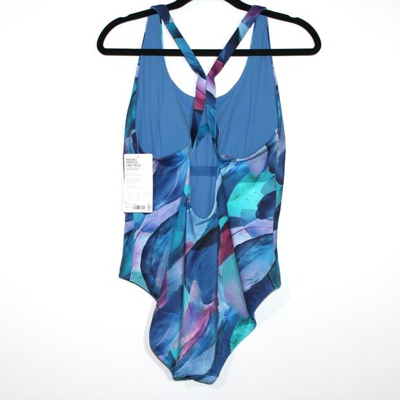 Athleta Malibu Printed One Piece Swimsuit NWT Size Large - Picture 7 of 8